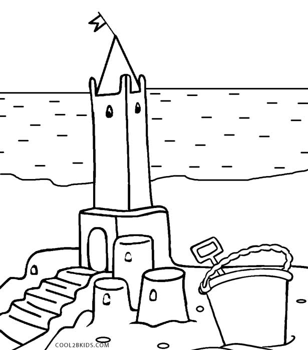 Printable Castle Coloring Pages For Kids Cool2bkids 615x700 Printable Castle Coloring Pages For Kids Cool2bkids