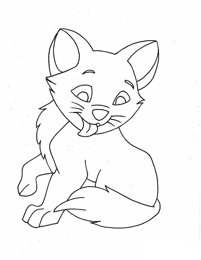 Fascinating Printable Cat Coloring Pages For Kids Pic Ideas 850x1100 Fascinating Printable Cat Coloring Pages For Kids Pic Ideas