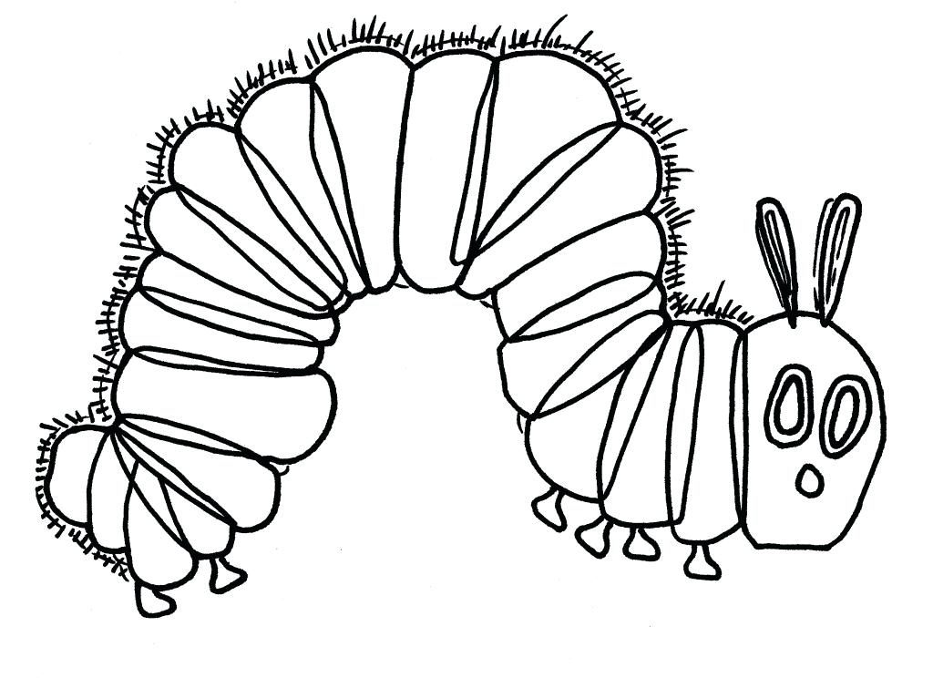 1024x744 Very Hungry Caterpillar Coloring Pages Printables Caterpillar