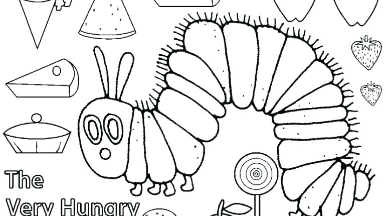 770x430 Caterpillar Coloring Pages