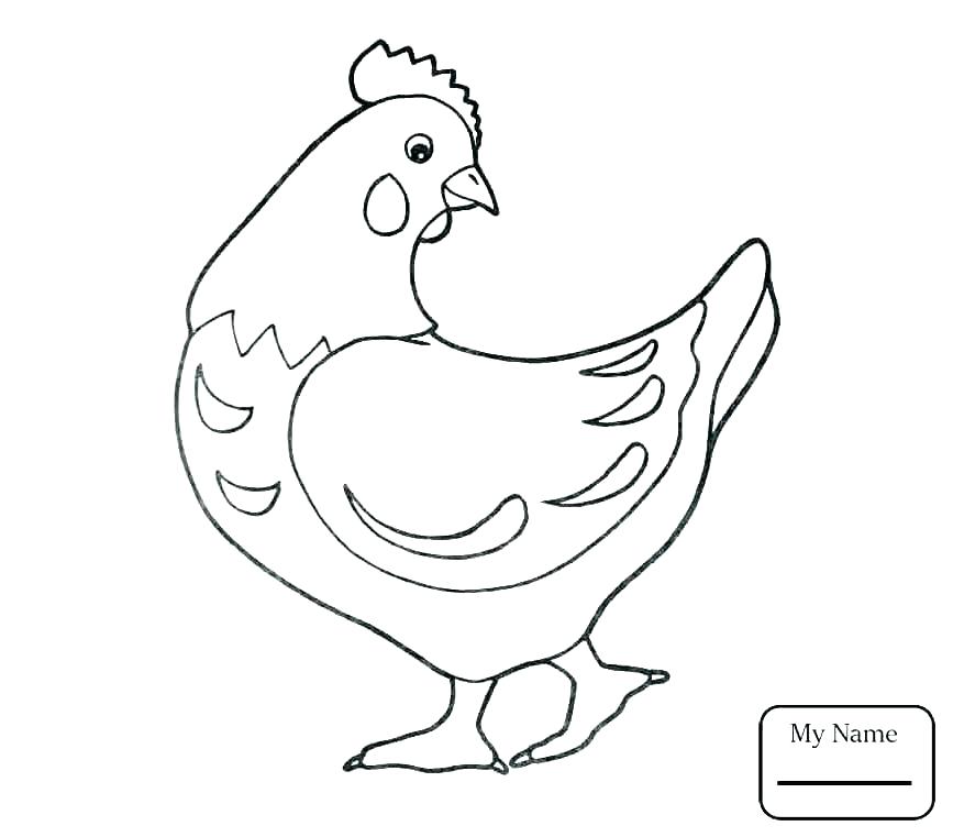 Chicken Coloring Page Hen Coloring Page In Hen With Chickens 867x761 Chicken Coloring Page Hen Coloring Page In Hen With Chickens