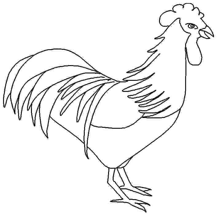 Printable Chicken Coloring Pages at GetColorings.com | Free printable ...