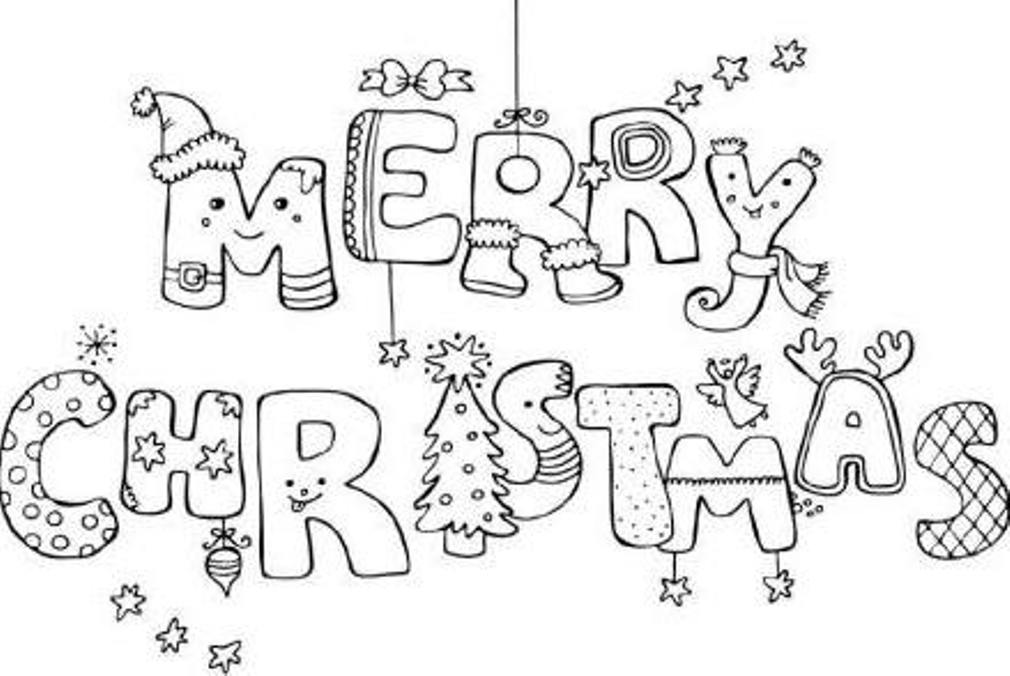Merry Christmas Coloring Pages Merry Christmas Coloring Pages 1010x676 Merry Christmas Coloring Pages Merry Christmas Coloring Pages