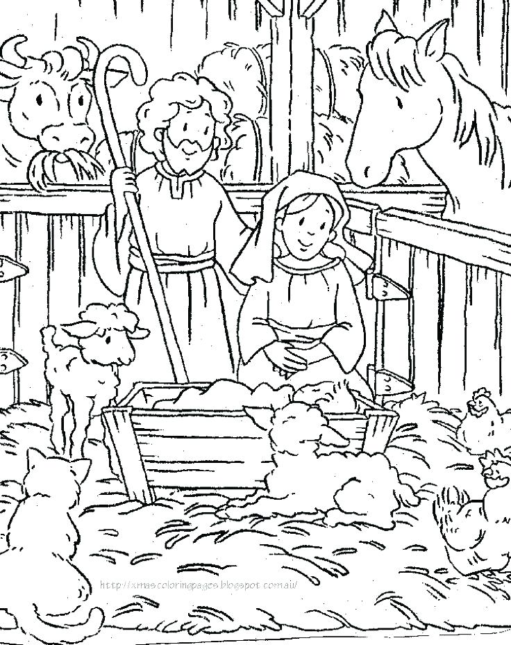 Free Printable Nativity Coloring Pages Nativity Coloring Page 736x928 Free Printable Nativity Coloring Pages Nativity Coloring Page