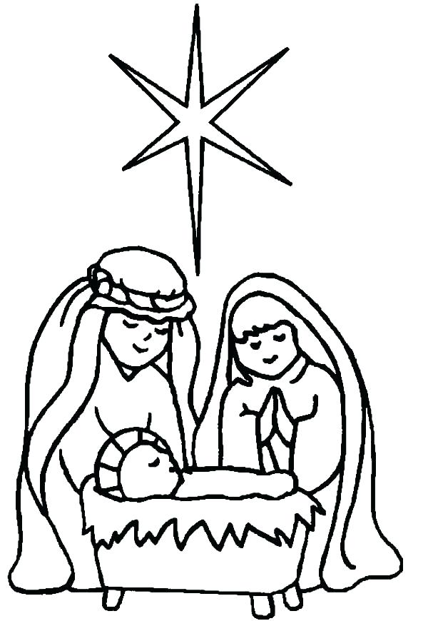 Baby Jesus Coloring Pages Printable Printable Christmas Nativity 600x870 Baby Jesus Coloring Pages Printable Printable Christmas Nativity