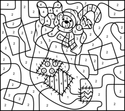 256x226 Christmas Stocking Coloring Page. Printables. Apps For Kids.