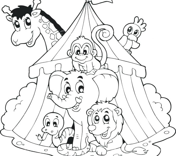 Printable Circus Coloring Pages at GetColorings.com | Free printable