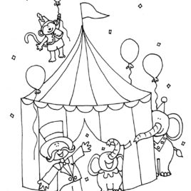 Printable Circus Coloring Pages at GetColorings.com | Free printable ...