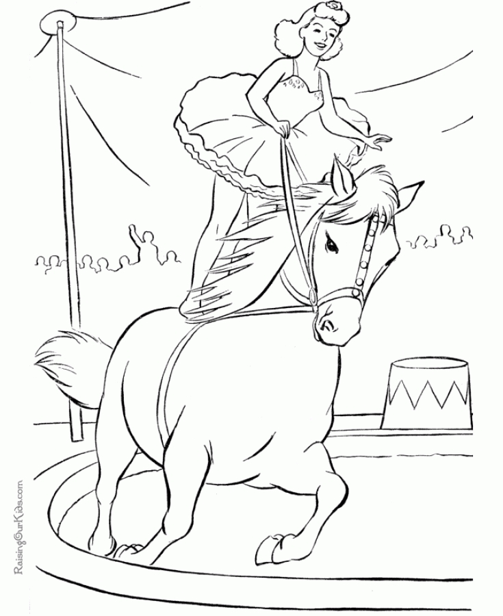 Horse In A Circus Show Hard Coloring Pages For Grown Ups Animal 735x900 Horse In A Circus Show Hard Coloring Pages For Grown Ups Animal