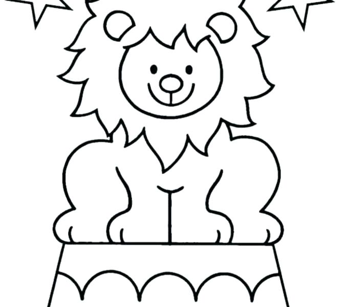 Circus Animal Coloring Pages 678x600 Circus Animal Coloring Pages