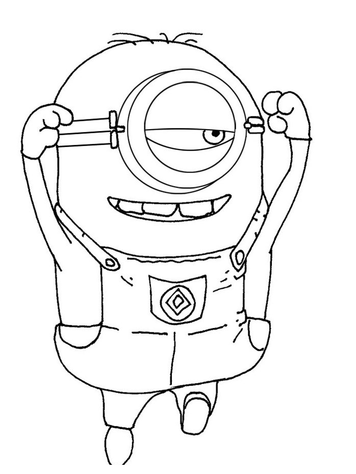 698x929 Free Despicable Me Coloring Pages Printable Despicable Me Coloring