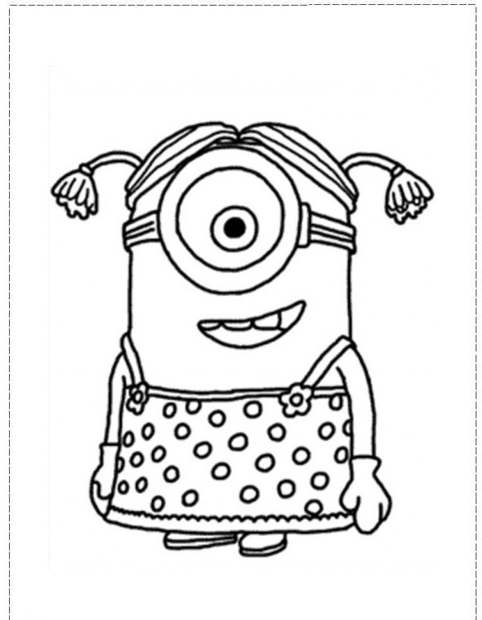 691x888 Free Printable Despicable Me Coloring Pages Despicable Me Coloring