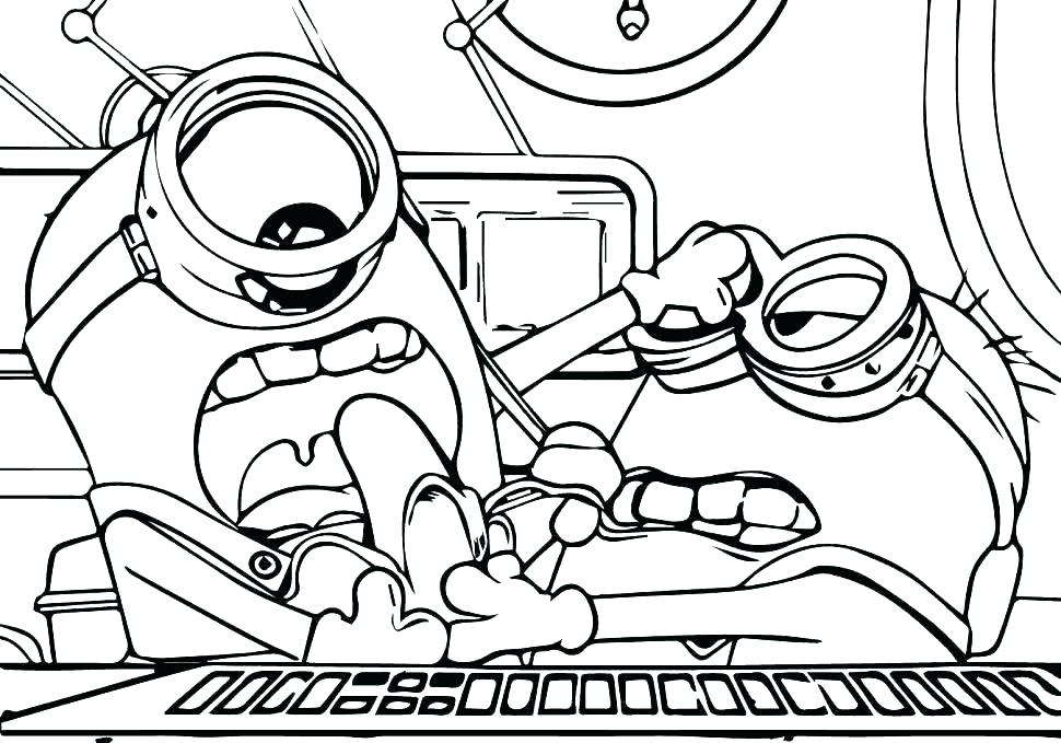 970x679 Despicable Me Coloring Pages Printable Colouring Pages Minions