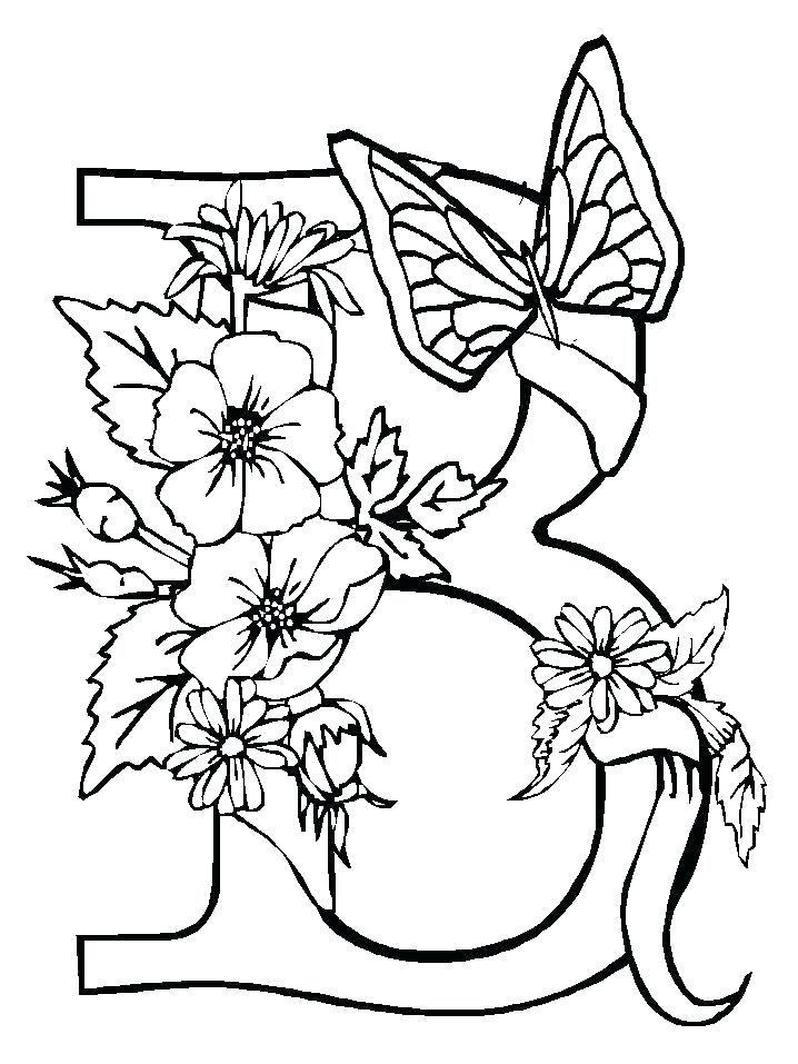 Coloring Pictures Of Flowers And Butterflies Free Coloring Pages 718x957 Coloring Pictures Of Flowers And Butterflies Free Coloring Pages