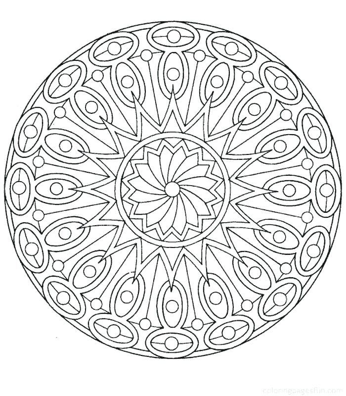 700x800 Printable Mandala Coloring Pages Together With Cool Mandala