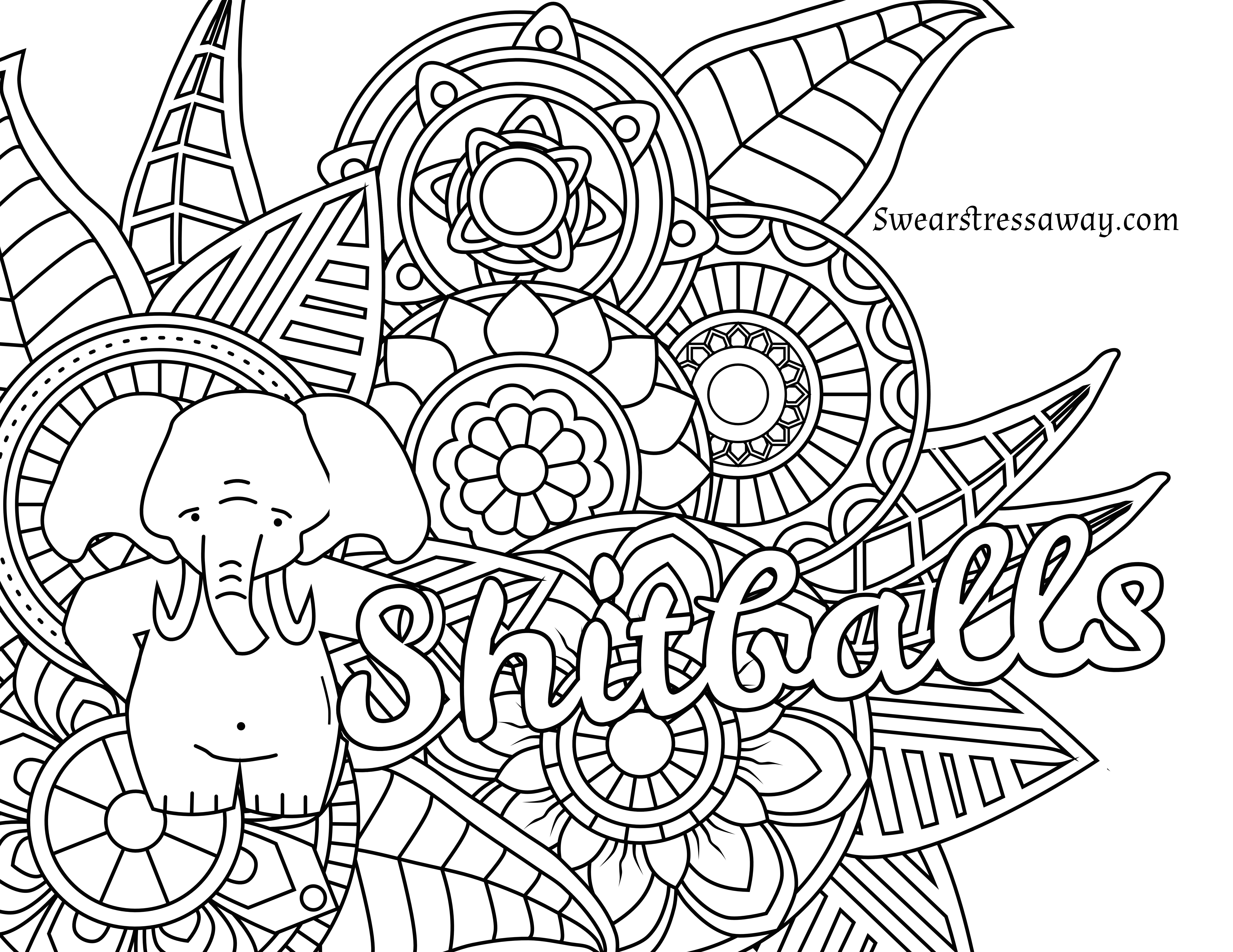 Printable Coloring Pages For Adults Only