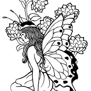 300x300 Free Coloring Pages For Adults Only Fresh Delicate Flower Free