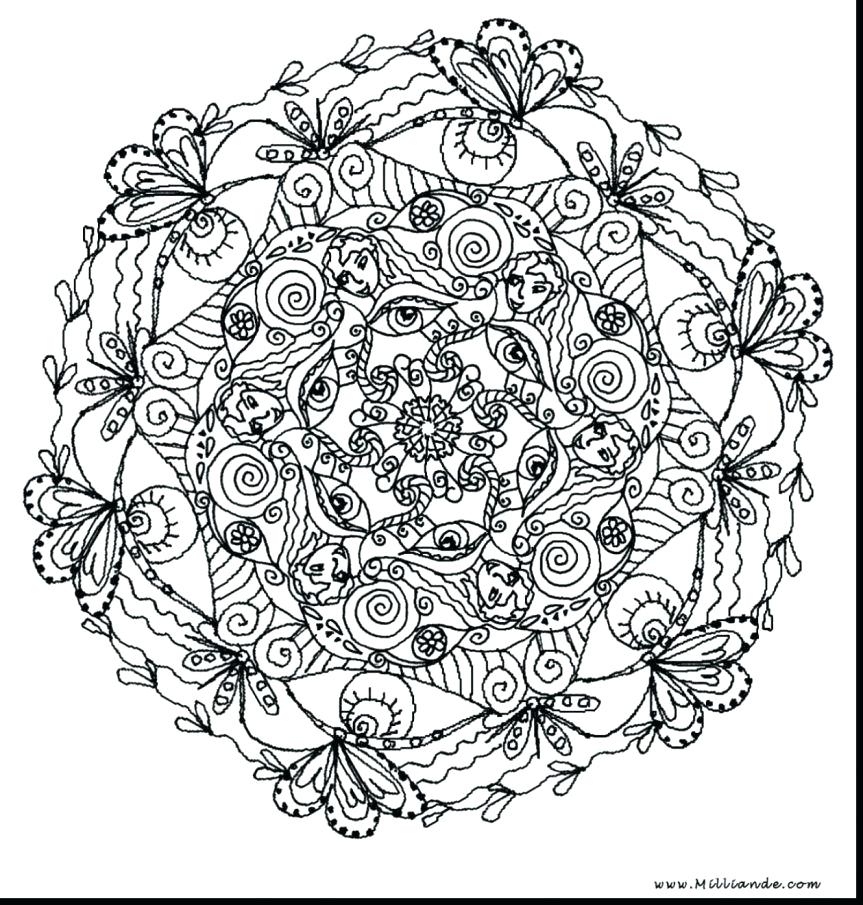 863x905 Free Printable Mandala Coloring Pages Adults Printable Coloring