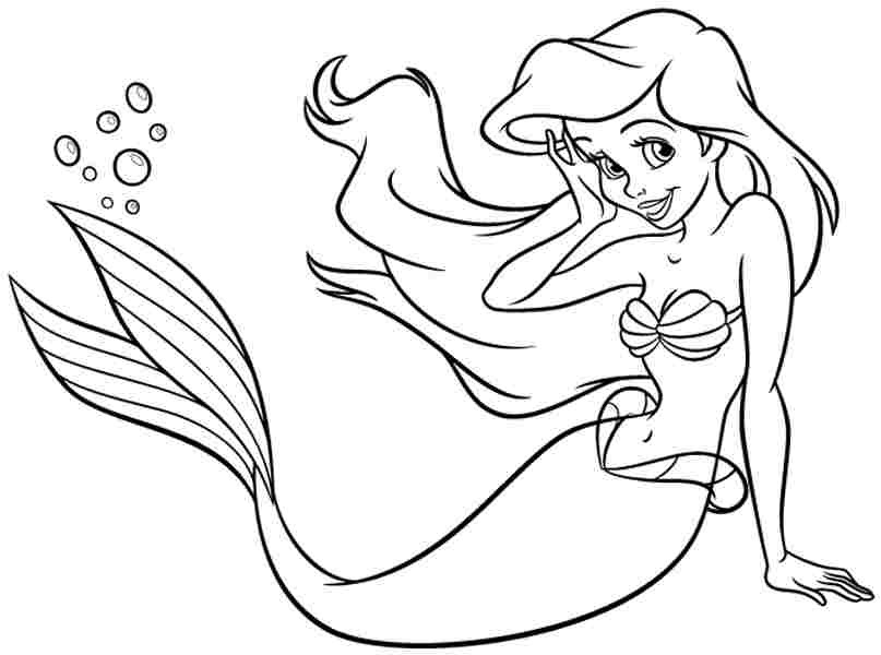 807x600 Printable Coloring Pages For Kids Disney Princesses World