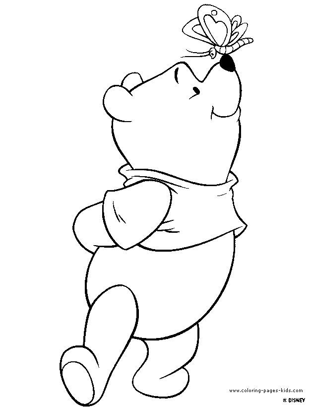 Winnie The Pooh Color Page, Disney Coloring Pages, Color Plate 623x820 Winnie The Pooh Color Page, Disney Coloring Pages, Color Plate