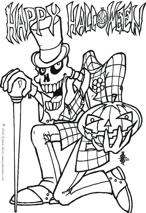 Coloring Halloween Pages Cliptext.co 621x900 Coloring Halloween Pages Cliptext.co