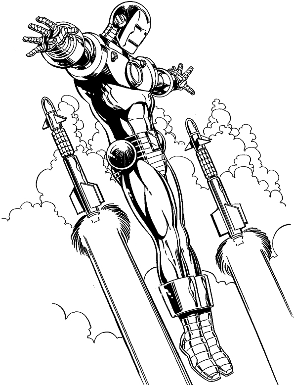 Iron Man Flying Coloring Page Coloring Pages 595x778 Iron Man Flying Coloring Page Coloring Pages