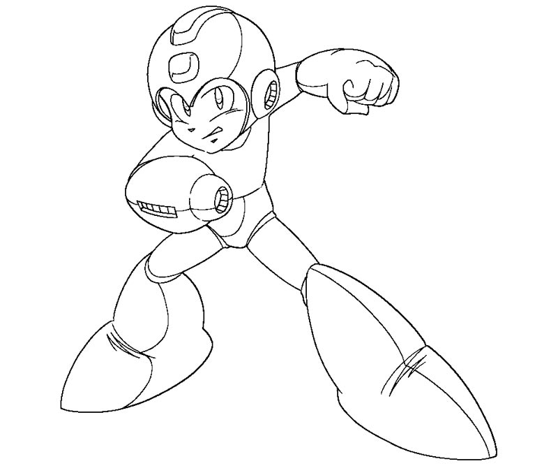 Mega Man Coloring Pages 800x667 Mega Man Coloring Pages