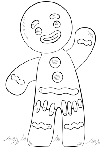 Shrek Gingerbread Man Coloring Pages Gingerbread Man Coloring Page 333x480 Shrek Gingerbread Man Coloring Pages Gingerbread Man Coloring Page