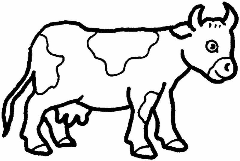 Coloriage Vache Colorier 800x536 Coloriage Vache Colorier