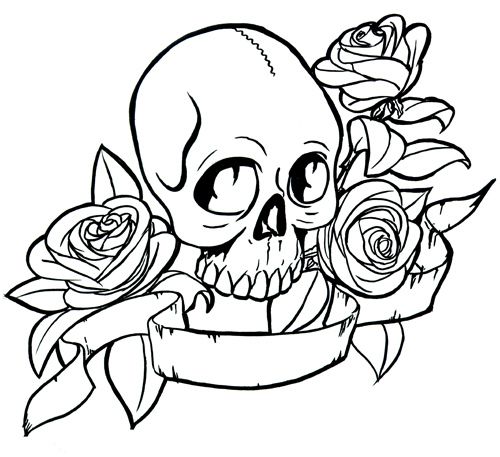 Coloring Pictures Of Roses Hearts Coloring Pages Of Roses 500x457 Coloring Pictures Of Roses Hearts Coloring Pages Of Roses