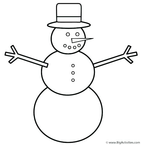 Easy Snow Man Coloring Pages Frosty The Snowman Printables Color 468x483 Easy Snow Man Coloring Pages Frosty The Snowman Printables Color