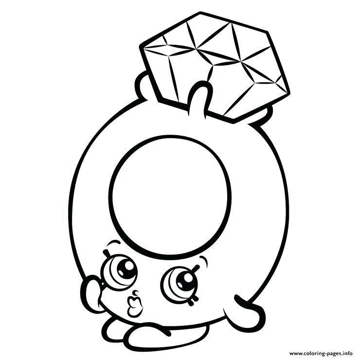 736x736 Shopkins Coloring Pages Pdf For Print Ring With Diamond Season 3