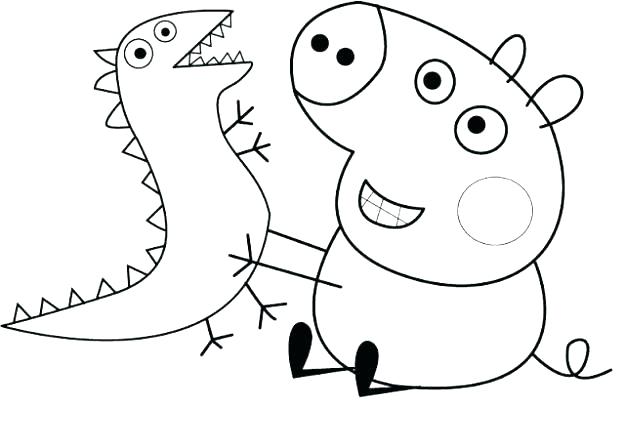 625x448 Peppa Pig Coloring Pages Pig Colouring Pages Printable Coloring