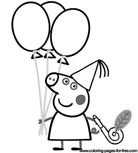 451x499 31 Best Peppa Pig Coloring Pages Images On Birthdays