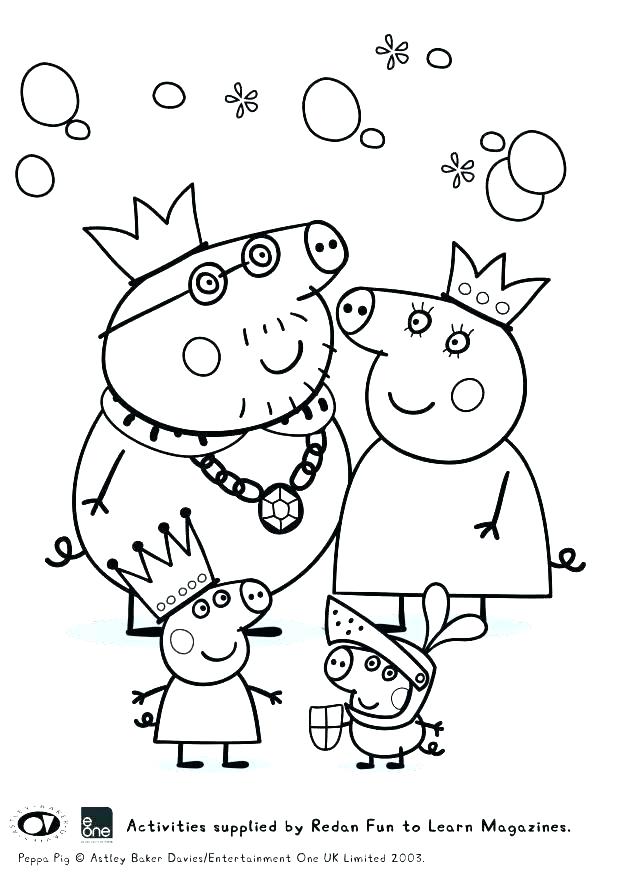 618x874 Peppa Pig Coloring Pages Online