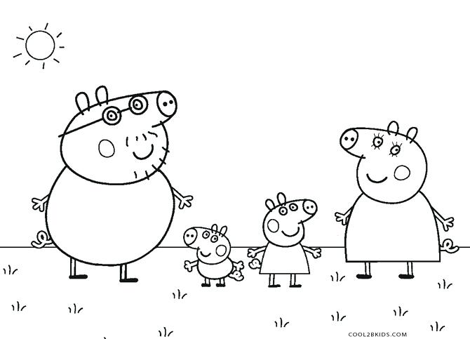 Printable Coloring Pages Peppa Pig at GetColorings.com | Free printable ...