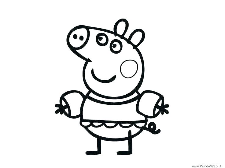 736x552 Coloring Page Of A Pig Pig Color Pages Pig Images To Print Pig