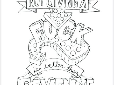 440x330 Amazing Coloring Page Maker For Swear Word Adult Coloring Pages