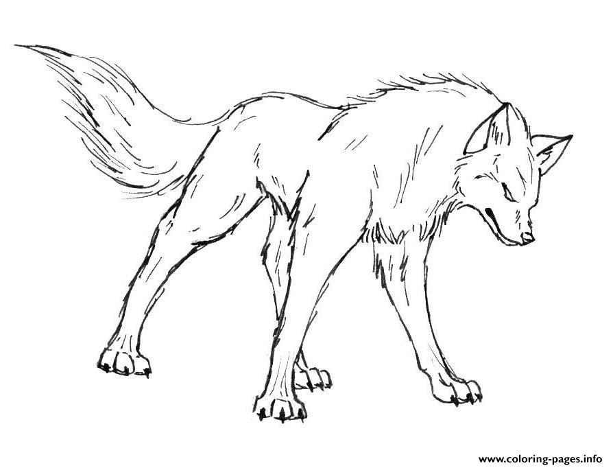Printable Coloring Pages Wolves