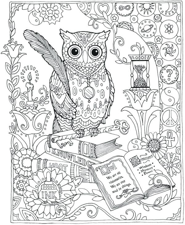 Coloring Pages Complex Complex Owl Coloring Pages For Adults 600x728 Coloring Pages Complex Complex Owl Coloring Pages For Adults
