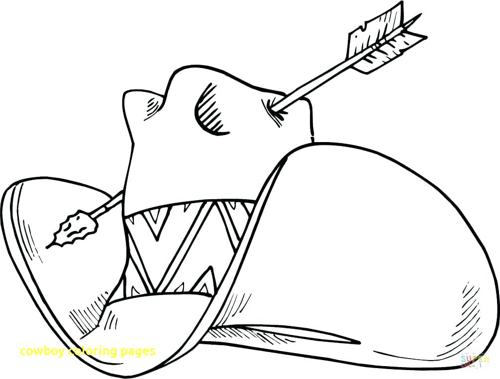 Cowboy Hat Coloring Page Cowboy Coloring Pages With Free Printable 1005x763 Cowboy Hat Coloring Page Cowboy Coloring Pages With Free Printable