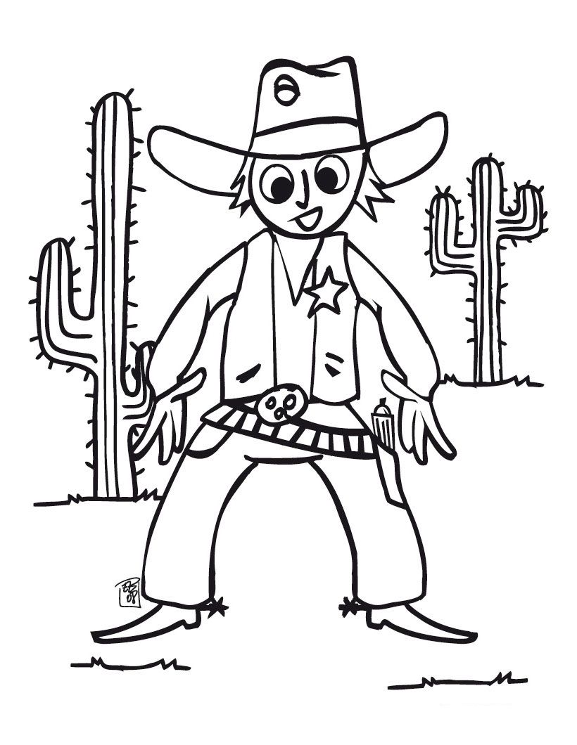 Free Cowboy Coloring Pages With Printable Cowboy Coloring Pages 820x1060 Free Cowboy Coloring Pages With Printable Cowboy Coloring Pages