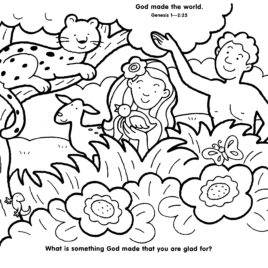 New Creation Coloring Page Kids Drawing And Coloring Pages 268x268 New Creation Coloring Page Kids Drawing And Coloring Pages