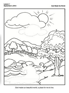 Creation Coloring Pages For Preschoolers Creation Genesis 11 236x315 Creation Coloring Pages For Preschoolers Creation Genesis 11