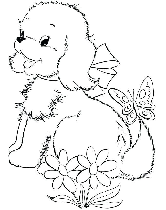 648x818 Super Cute Puppy Coloring Page Printable Pages Colouring To Print