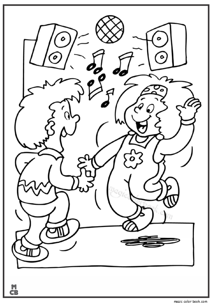 Dance Coloring Pages Free Printable 685x975 Dance Coloring Pages Free Printable