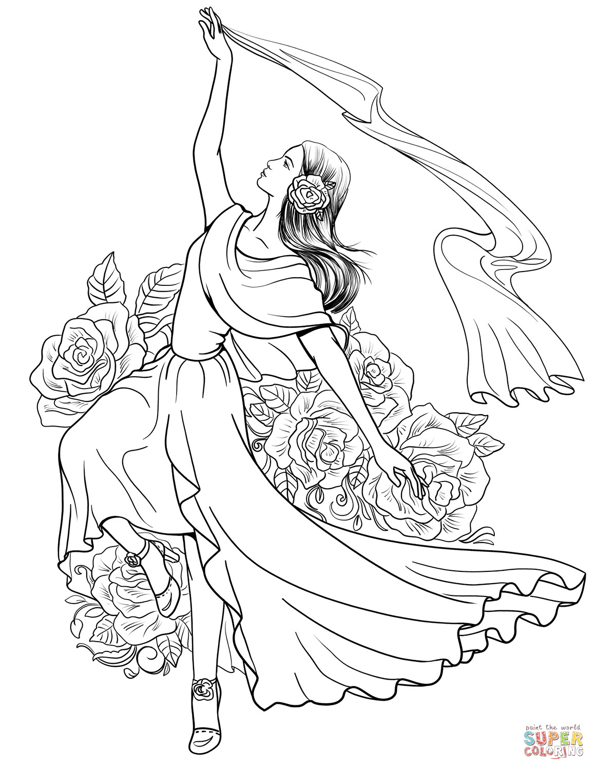 Scheherazade Dance Coloring Page Free Printable Pages At Sheets 1159x1500 Scheherazade Dance Coloring Page Free Printable Pages At Sheets