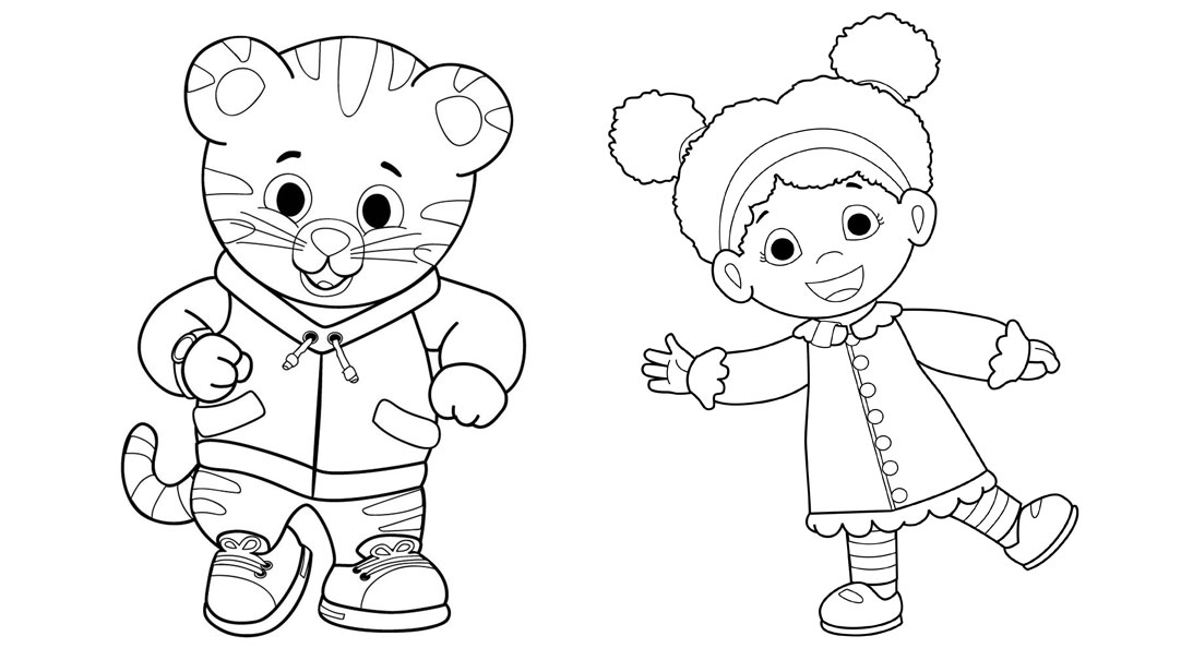Daniel Tiger Coloring Pages 1082x605 Daniel Tiger Coloring Pages