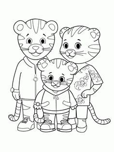 Daniel Tiger Coloring Pages Daniel Tiger, Tigers And Cartoon 236x314 Daniel Tiger Coloring Pages Daniel Tiger, Tigers And Cartoon