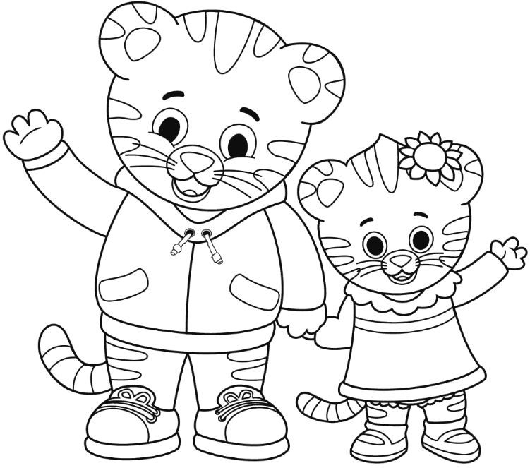 Printable Daniel Tiger Coloring Pages at GetColorings.com | Free ...